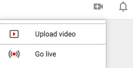 YouTube Go live