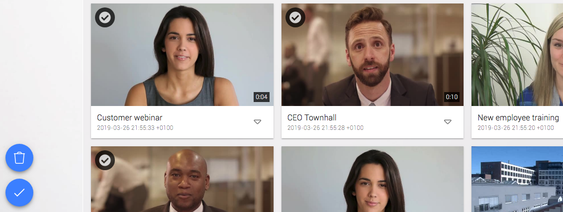 New video library user interface